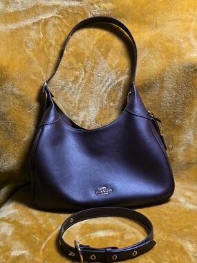 COACH Espresso Ella Shoulder Bag